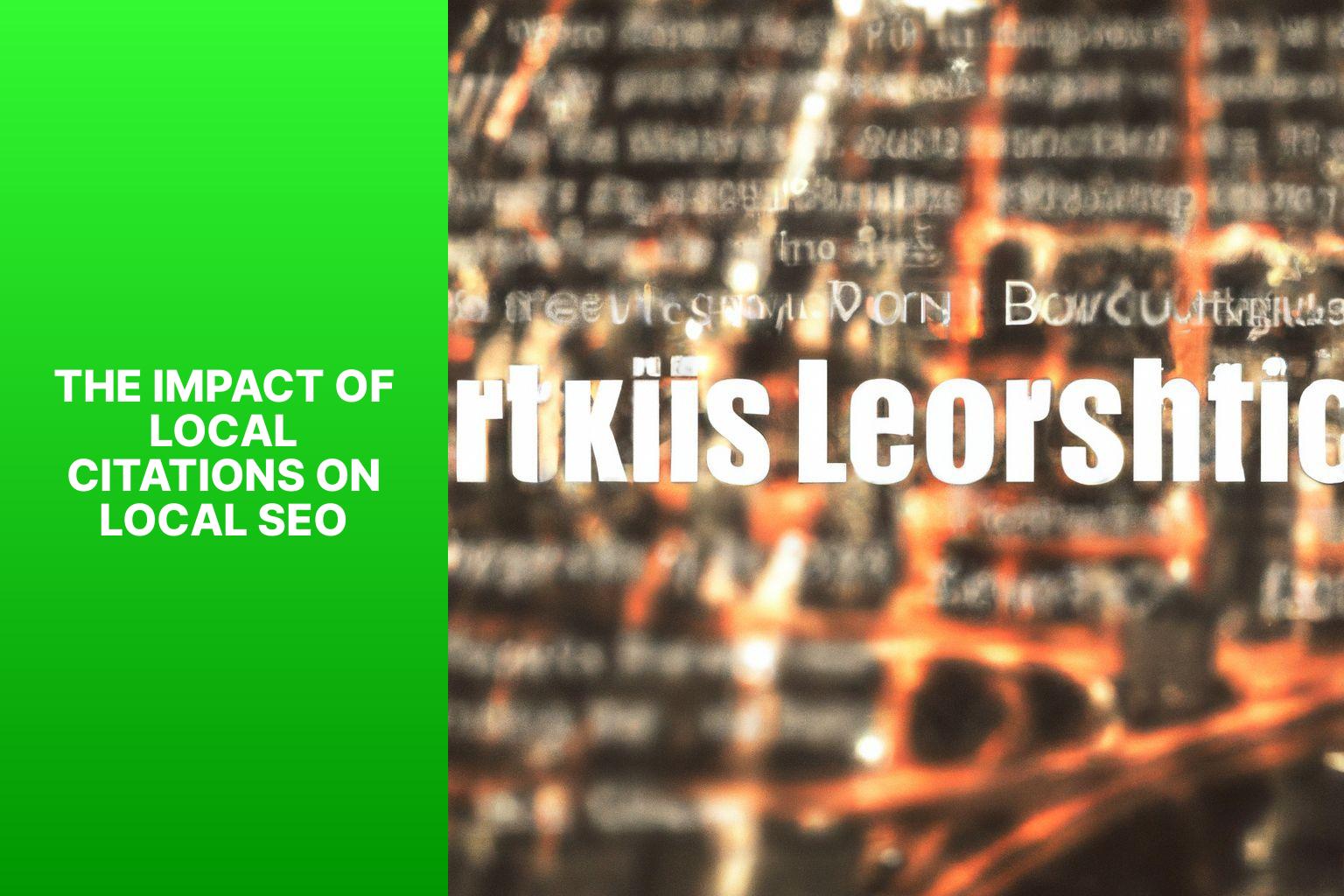 The Impact of Local Citations on Local SEO - The Role of Local Citations in Boosting Local SEO 